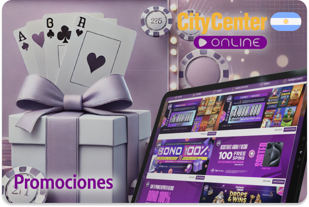 Participe en el programa de bonos del Casino en línea City Centre para poder apostar gratis
