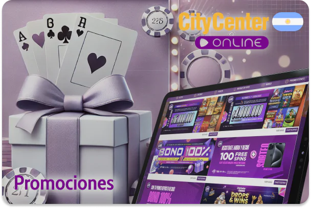 Participe en el programa de bonos del Casino en línea City Centre para poder apostar gratis